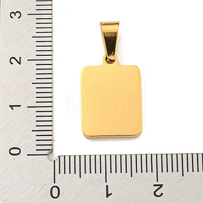 Vacuum Plating 304 Stainless Steel Pave Natural White Shell Pendants STAS-S130-03G-U-1
