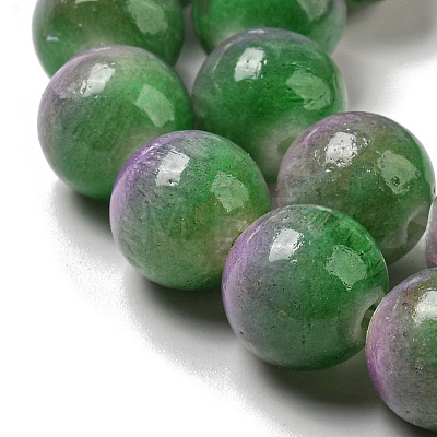 Dyed Natural Jade Beads Strands G-F764-03F-1