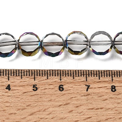 Electroplated Transparent Glass Beads Strands GL-CBA98F0-06C-03-1