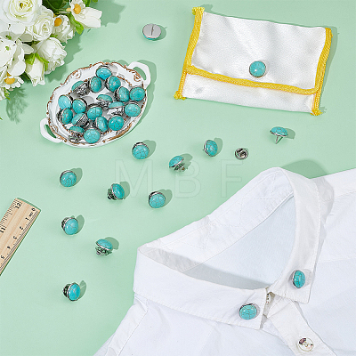 30Pcs Stainless Steel Brooches JEWB-PH01297-1