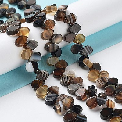 Natural Agate Beads Strands G-G021-04A-08-1