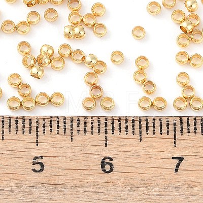 Brass Crimp Beads X-KK-N254-42A-G-1