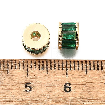 Brass Glass Beads KK-M318-51G-1