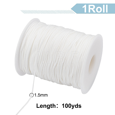 1Roll Nylon Braided Cord NWIR-UN0001-08B-1