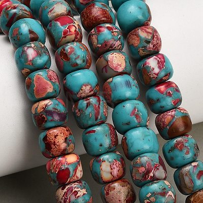 Dyed Synthetic Imperial Jasper Beads Strands GG-CBAA20A-03F-1