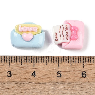 Opaque Resin Decoden Cabochons CRES-M036-07-1