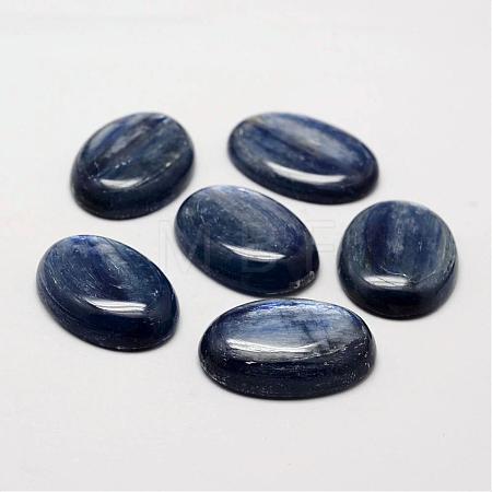 Oval Natural Kyanite/Cyanite/Disthene Cabochons G-O147-01H-1