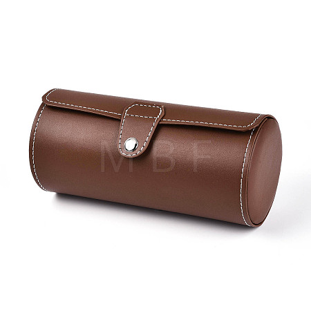 3-Slot Column PU Leather Watch Boxes CON-T001-02B-1