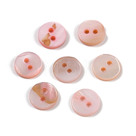 Freshwater Shell Buttons SHEL-C005-01C-08-1