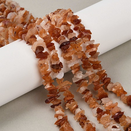 Natural Fire Opal Beads Strands G-C253-03-1