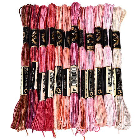 6-Ply Polyester Embroidery Floss OCOR-WH20074-15H-1