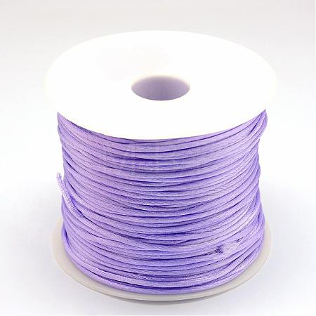 Nylon Satin Rattail Cords NWIR-R025-1.0mm-672-1