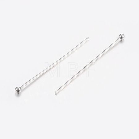 Tarnish Resistant 304 Stainless Steel Ball Head Pins STAS-K172-30P-03-1