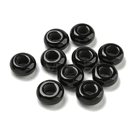 Natural Black Stone Beads X-G-Q173-03A-16-1