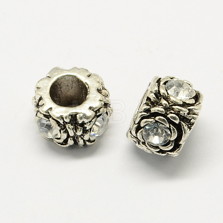 Alloy Rhinestone European Beads LS-MPDL-R036-11H-1