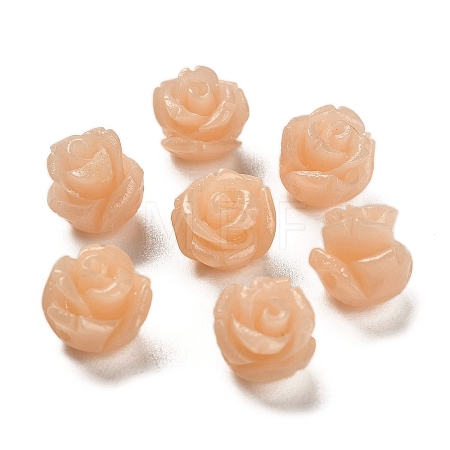 Synthetic Coral Carved Beads CORA-H003-01B-08-1