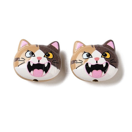 Baking Paint Alloy Beads FIND-H059-02B-1