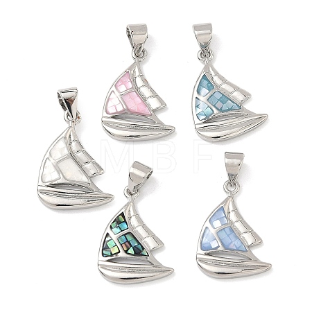Brass Enamel Pendants KK-H534-04P-1