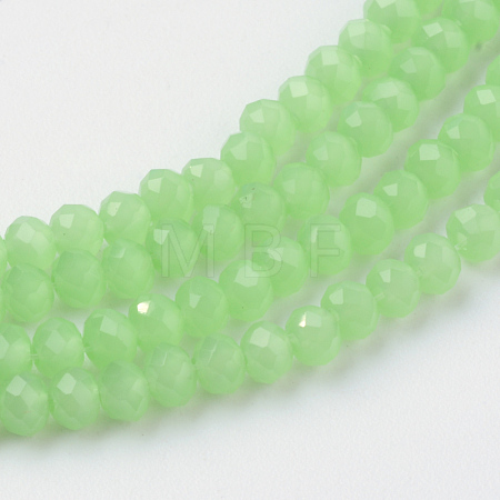 Imitation Jade Glass Beads Strands GLAA-R135-2mm-36-1