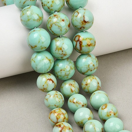 Synthetic Turquoise Graduated Beads Strands GG-CBA2AE1-A04-A-1