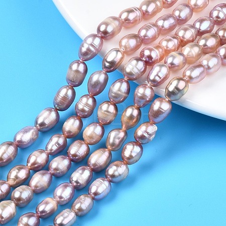 Natural Cultured Freshwater Pearl Beads Strands X-PEAR-N012-06A-1