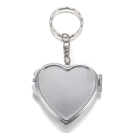 Iron Folding Mirror Keychain KEYC-H110-04P-1