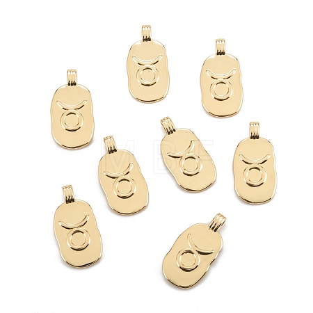 Brass Pendants KK-O140-20G-11-1