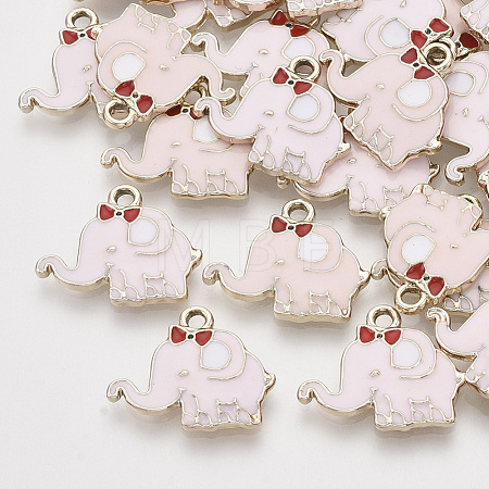 Alloy Enamel Pendants ENAM-N048-007B-1