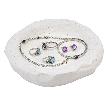 Porcelain Jewelry Plates AJEW-WH0410-478-1