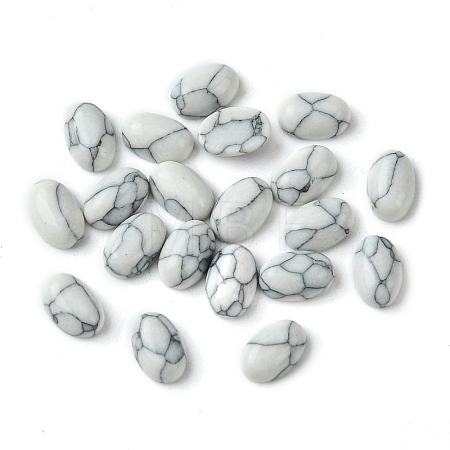 Synthetic Howlite Cabochons G-A094-01A-45-1