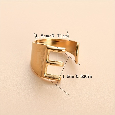 304 Stainless Steel Cuff Rings FS-WGEAFE6-09-1