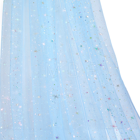 Star Pattern Nylon Fabric DIY-PH0038-37C-1