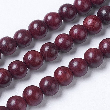 Natural Wood Beads Strands WOOD-J001-05-10mm-1