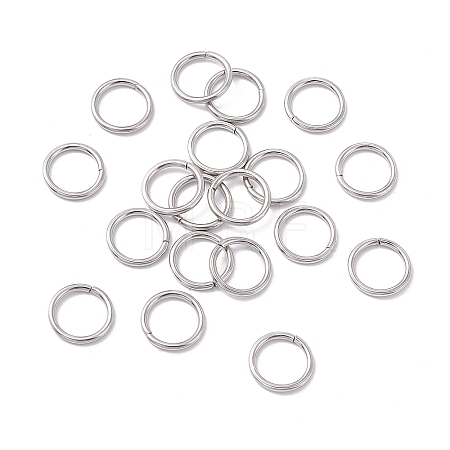 Non-Tarnish 304 Stainless Steel Open Jump Rings STAS-C040-01C-P-1