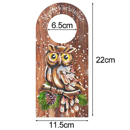 Christmas DIY Diamond Painting Door Decoration Kits PW-WG0AE6E-04-1