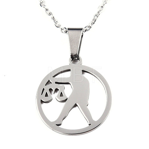 201 Stainless Steel Pendants Necklaces NJEW-S105-JN626-7-1