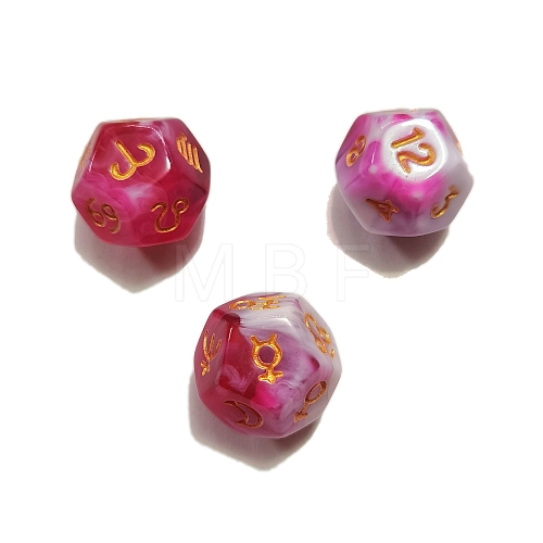 Acrylic Polyhedral Dice PW-WG8E553-03-1