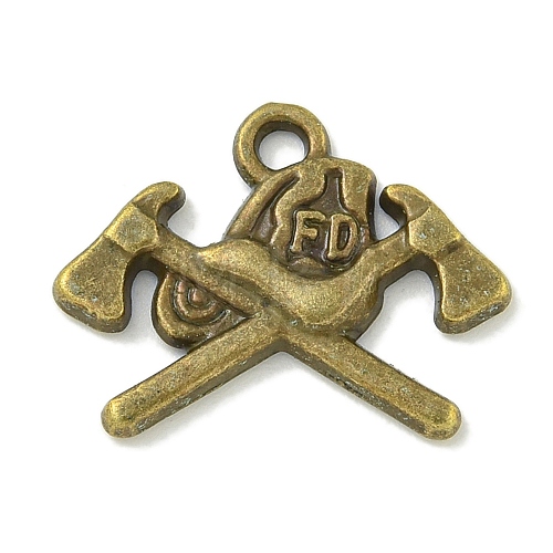 Tibetan Style Alloy Pendants TIBE-I026-6027AB-1