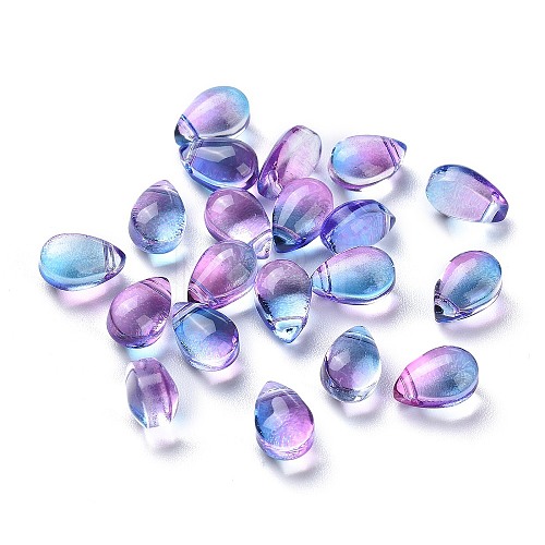 Transparent Glass Beads X-GGLA-M004-05A-09-1