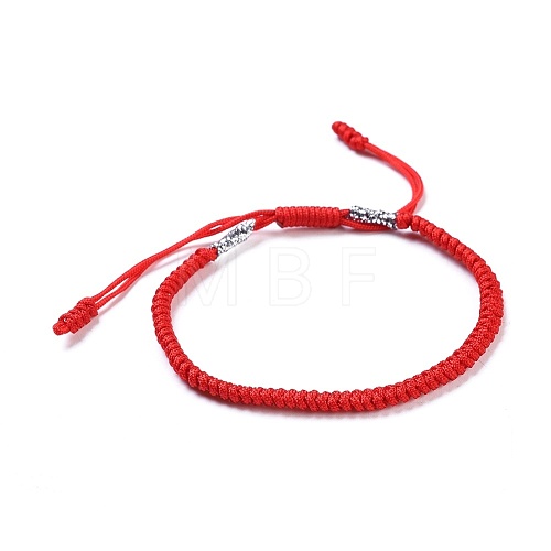 Nylon Thread Braided Bracelets BJEW-JB04355-02-1