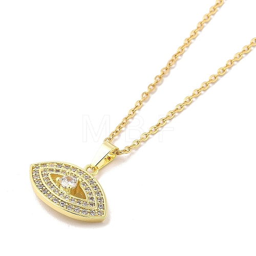 304 Stainless Steel Pendant Necklaces NJEW-U002-24G-04-1