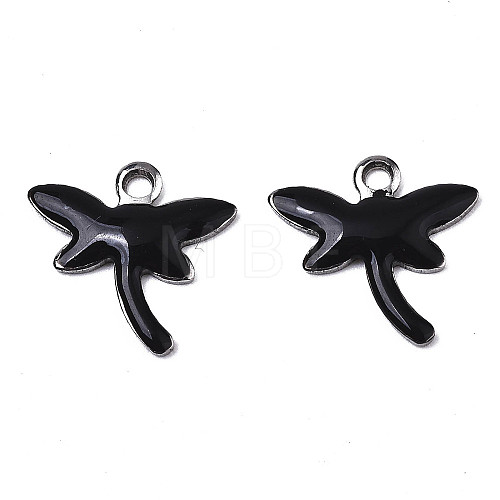 201 Stainless Steel Enamel Charms STAS-N088-19A-1