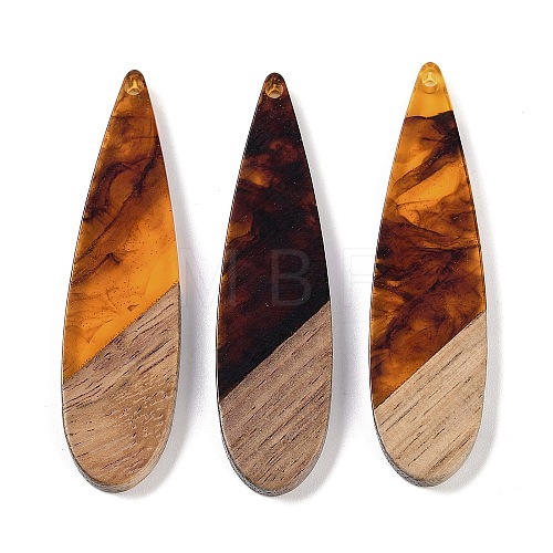 Resin & Wood Big Pendants WOOD-F015-08D-1