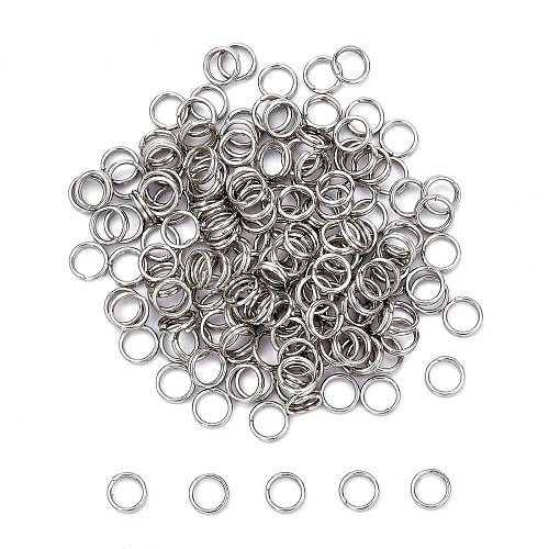 304 Stainless Steel Split Rings STAS-E010-5x1mm-2-1