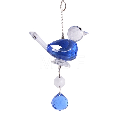 Glass Bird Hanging Ornaments PW-WGC5D11-03-1