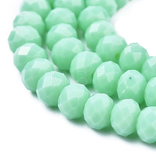 Opaque Solid Color Glass Beads Strands EGLA-A034-P4mm-D14-1
