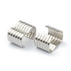 201 Stainless Steel Ribbon Ends X-STAS-H143-22P-2