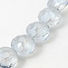 Electorplated Glass Beads EGLA-E002-2G-1