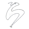 304 Stainless Steel Pendant Necklaces NJEW-B078-05P-2