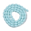 Opaque Solid Color Imitation Jade Beads Strands GLAA-N005-P6mm-D11-2